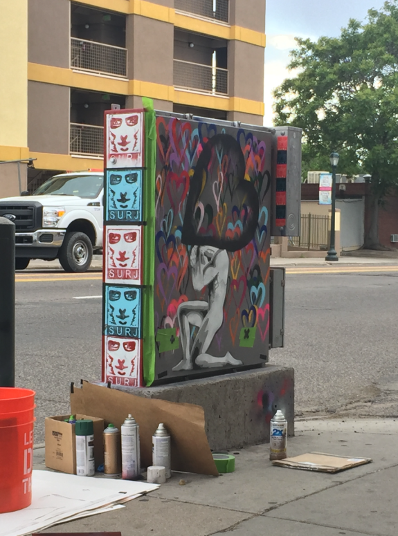 Art on the Ave, Denver, denver street art, denver art, surj denver, surj